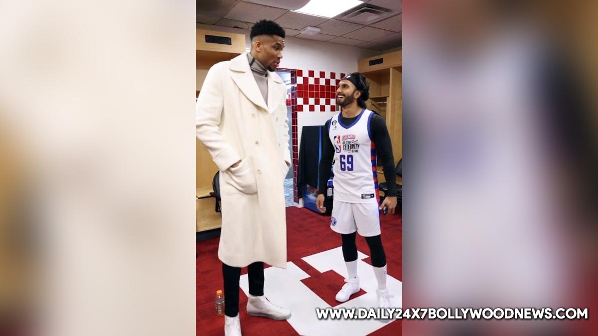 NBA star Antetokounmpo is glad Ranveer Singh played for his team